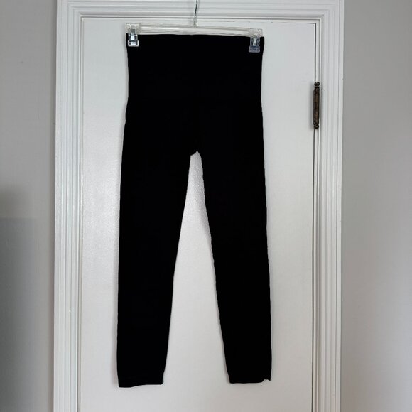 Spanx Women's Look At Me Now Seamless Leggings Black Plus Size 1X - Picture 2 of 7